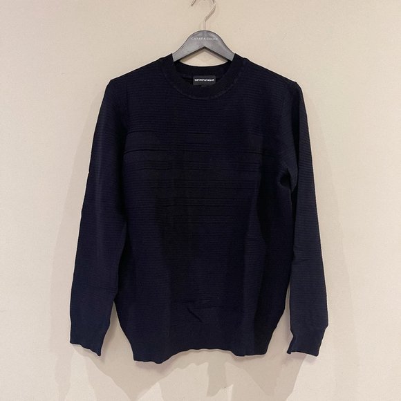 EA Black Classic Long Sleeve Sweater Sz M - Picture 3 of 7